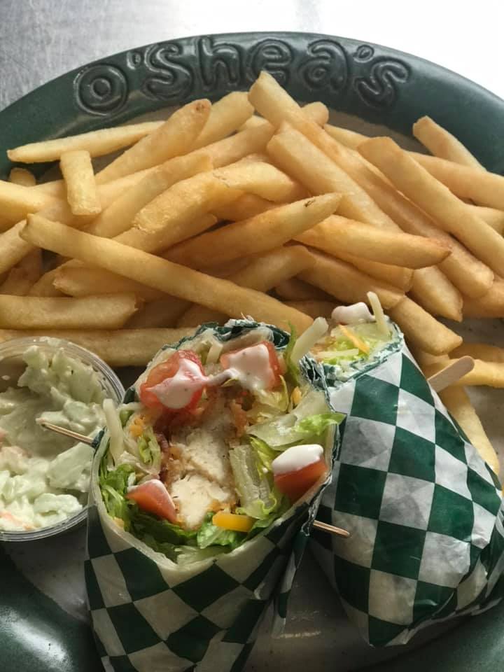 Chicken Ranch BLT Wrap at O'Sheas