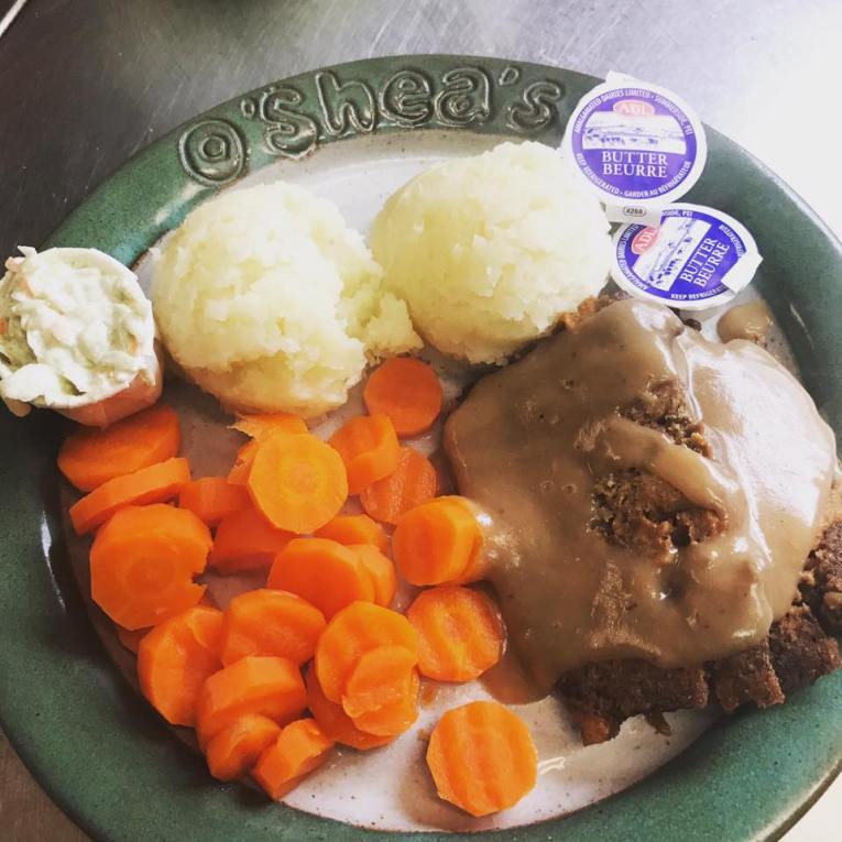 Meatloaf and Mashed with Gravy at O'Sheas Pub and Eatery 2
