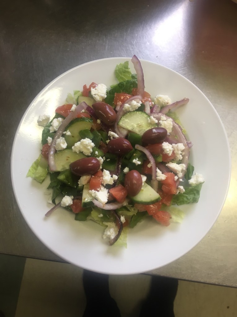 Mediterrean salad at O'Sheas Pub and Eatery