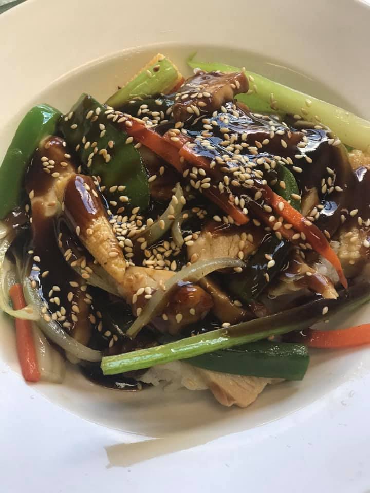Teriyaki Chicken Stirfry at O'Sheas Pub and Eatery