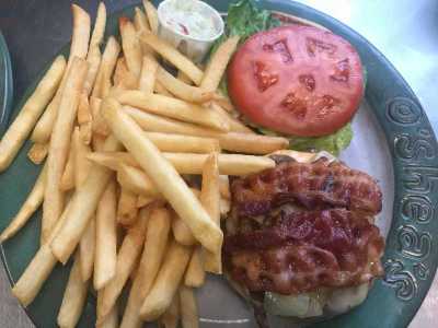 Shamrock Burger at O'Shea's Pub and Eatery